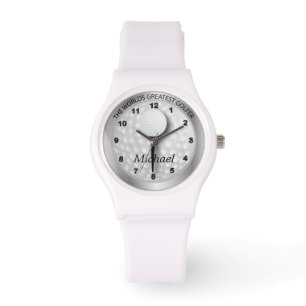 Personalise Sporty Golfer Watch