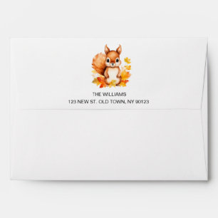 Personalise Squirrel Envelope