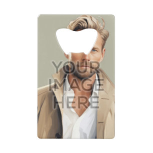 Personalise Stainless Steel Bottle Opener Vertical