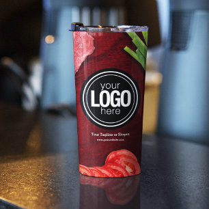 Personalise steak restaurant theme thermal tumbler