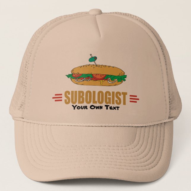 Personalise Sub Sandwiches Trucker Hat (Front)