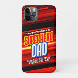Personalise SuperHero Dad iPhone 11 Pro Case