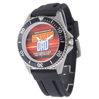 Personalise SuperHero Dad Watch