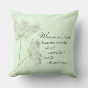 Personalise, Teacher Appreciation Day Thank You Cushion