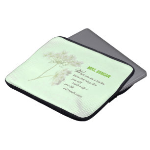 Personalise, Teacher Appreciation Day Thank You Laptop Sleeve