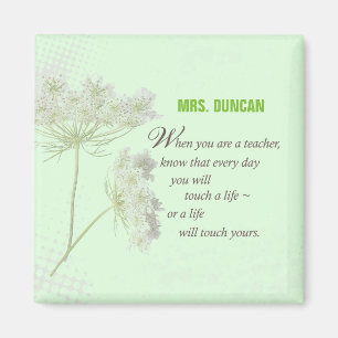 Personalise, Teacher Appreciation Day Thank You Magnet