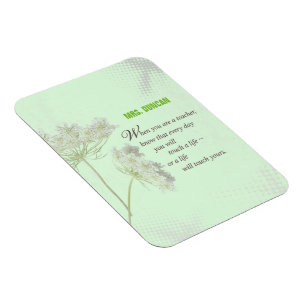 Personalise, Teacher Appreciation Day Thank You Magnet