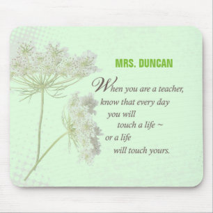 Personalise, Teacher Appreciation Day Thank You Mouse Mat