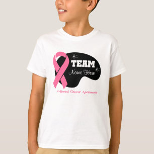 Personalise Team Name - Breast Cancer T-Shirt