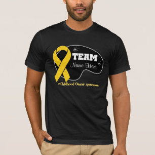 Personalise Team Name - Childhood Cancer T-Shirt