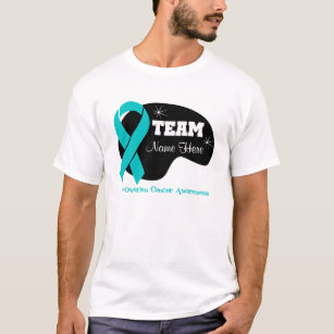 Personalise Team Name - Ovarian Cancer T-Shirt