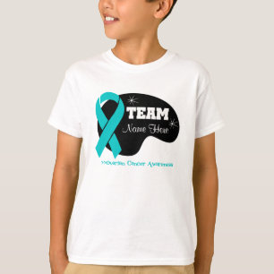 Personalise Team Name - Ovarian Cancer T-Shirt