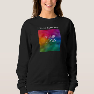 Personalise Template Business Logo Women's Basic Sweatshirt