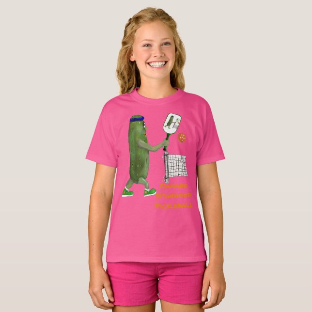 Personalise Text Pickleball Funny  T-Shirt (Front Full)