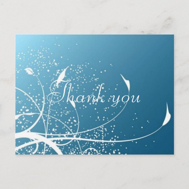Personalise Thank You Postcard (Front)