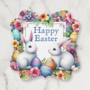Personalise The Easter Gifts Spring flowers Tags