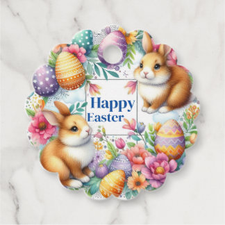 Personalise The Easter Gifts Spring flowers Tags