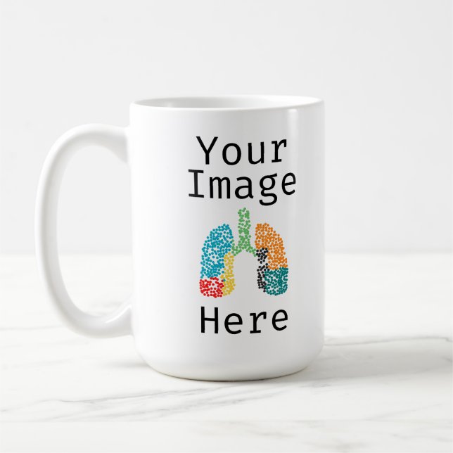 Personalise the Genomics Single Cell Lungs Coffee Mug (Left)
