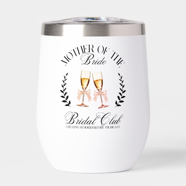 Personalise The Mother Of the Bride Water Bottle (Front)