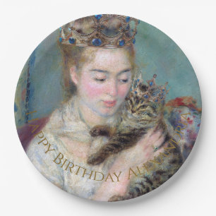 PERSONALISE The Prince and Me Happy Birthday Paper Plate