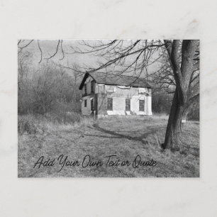 Personalise this Abandoned House in the Woods Postcard