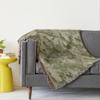 Personalise this Camouflage Throw Blanket