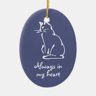 Personalise this Cat Memorial Ornament