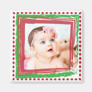 Personalise this Christmas Photo Magnet