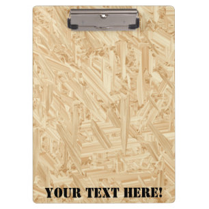 Personalise this Cool OSB Plywood Print Clipboard