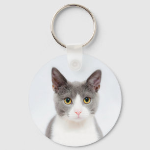 Personalise this Cute Cat Key Chain with your Cat