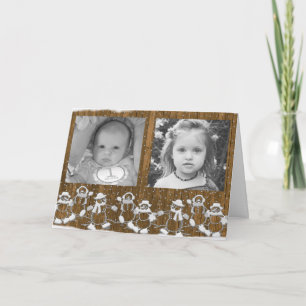 Personalise this Gingerbread Man Christmas Card! Holiday Card