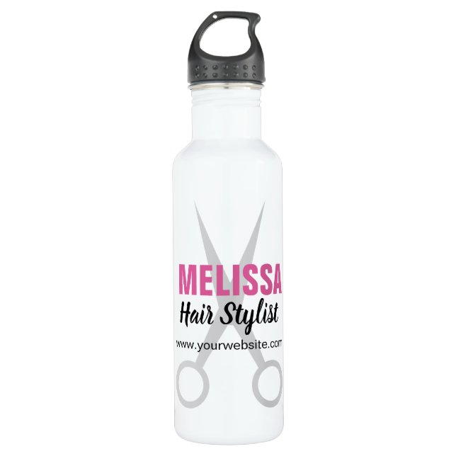 Personalise this Hair Stylist 710 Ml Water Bottle (Front)