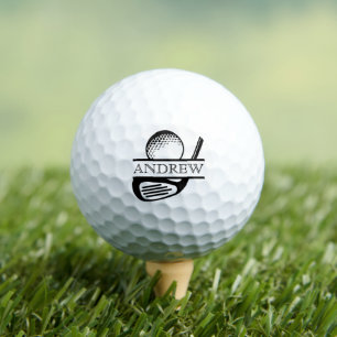 Personalise this Logo with your name Golf Balls