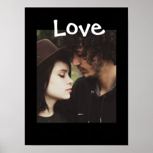 Personalise this "Love" Poster with Your Picture