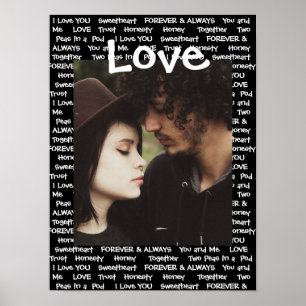 Personalise this "Love" Poster with Your Picture