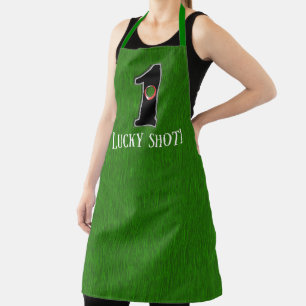Personalise this Lucky Golfer Hole in One Design! Apron