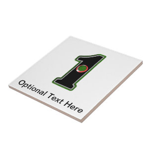 Personalise this Lucky Golfer Hole in One Design! Tile