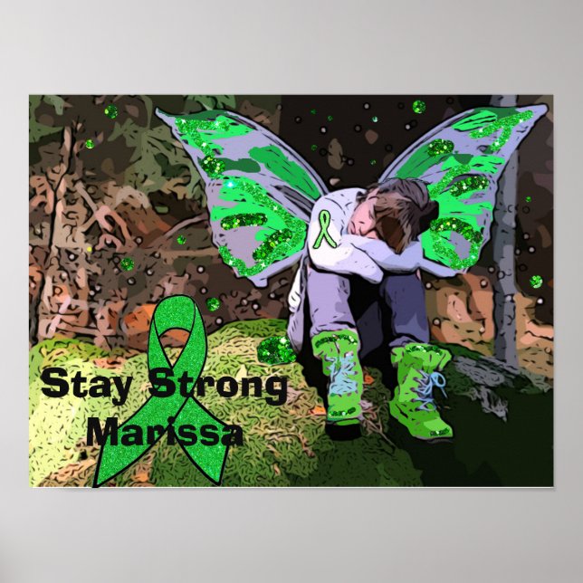 Personalise this Lyme Disease Warrior  poster (Front)