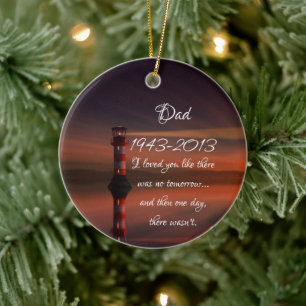 Personalise this Memorial, In Memory, Ceramic Tree Decoration