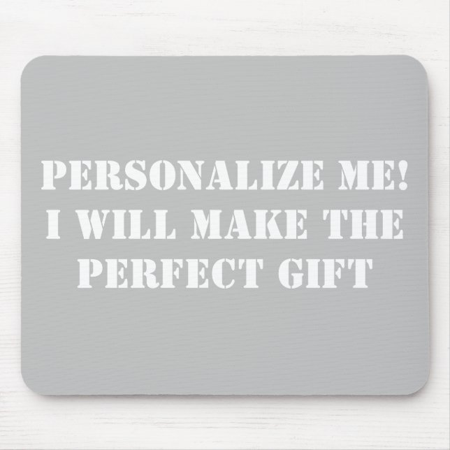 personalise  this mouse mat (Front)