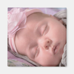 Personalise this Pretty Baby Photo Magnet
