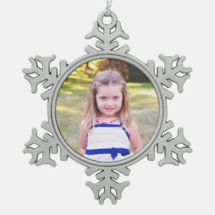 Personalise this Snowflake Ornament Just add Photo
