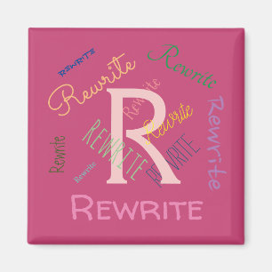 Personalise this template, family name, magnet