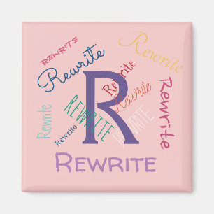 Personalise this template, family name, magnet