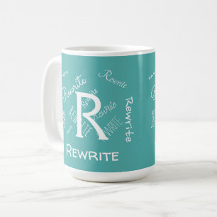 Personalise this template, MONOGRAM, FAMILY, NAME, Coffee Mug