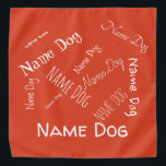 Personalise this template, NAME PET, Bandana<br><div class="desc">Hello customer, you can intervene on the writings of this product and customise it to your liking. Inserting the name or telephone number in the collar can be useful in case of loss of your dog or cat. To do this look on the right side of this post and click...</div>