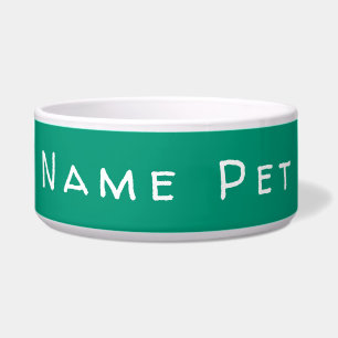 Personalise this template, NAME PET, Bowl