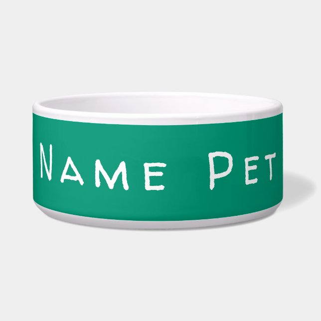 Personalise this template, NAME PET, Bowl (Front)