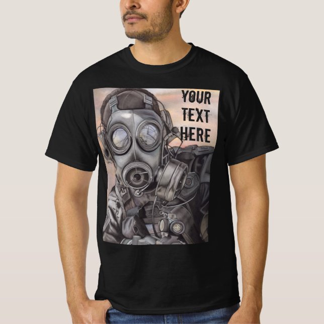 Personalise this Warfare Disaster Prepper Men's T-Shirt (Front)