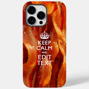 Personalise This with Keep Calm and Bacon Decor Case-Mate iPhone 14 Pro Max Case